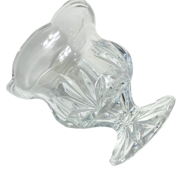 Royal Limited Crystal Tulip Candy Dish Pedestal Candle Holder VTG Hand Cut Vase - Picture 2 of 14